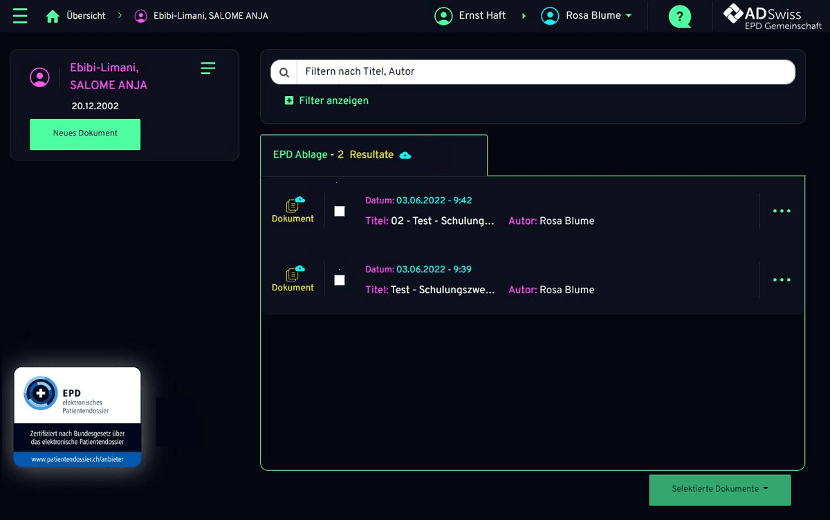 Gesundheitsfachpersonenportal - product image 2