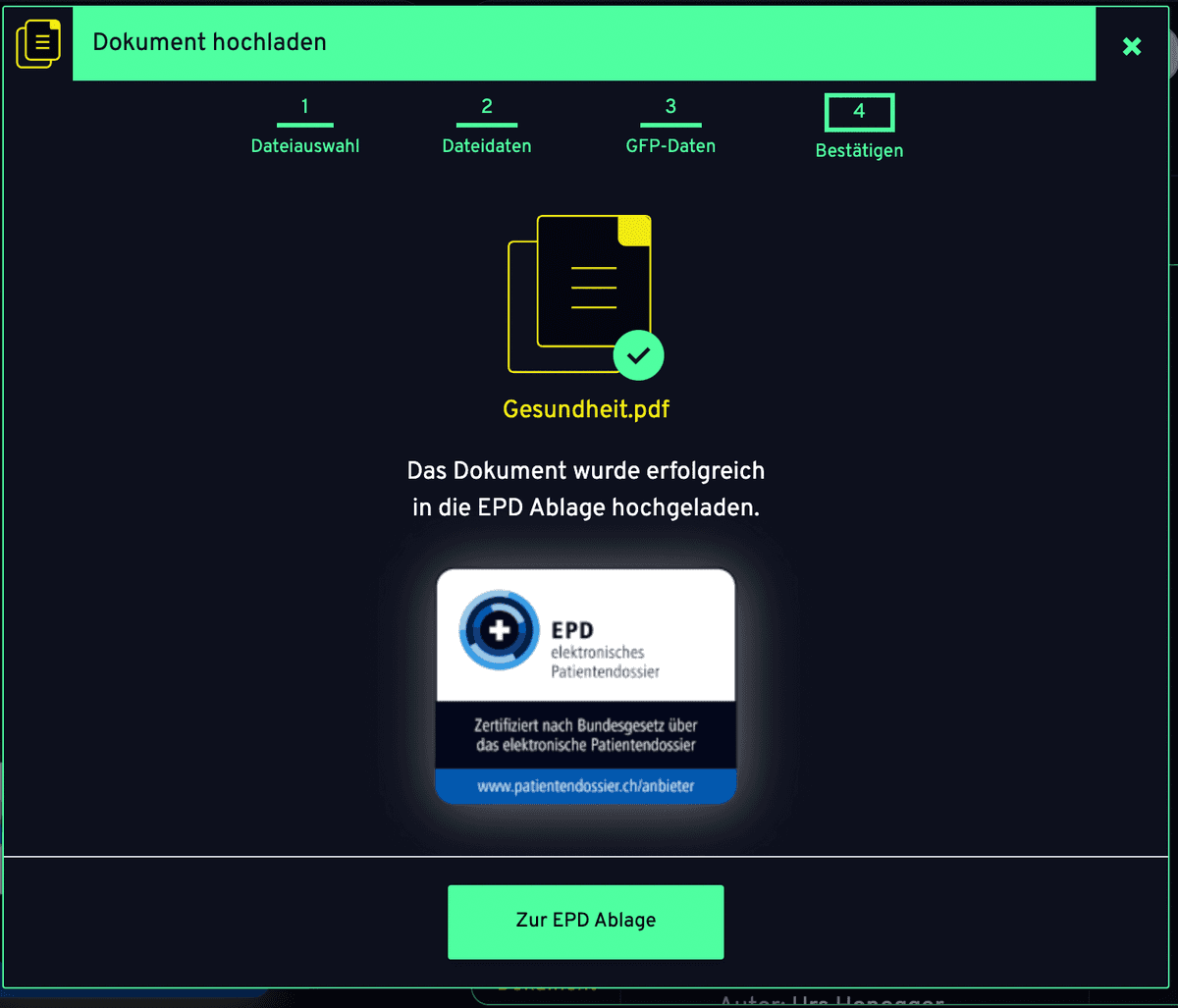 Gesundheitsfachpersonenportal - product image 3